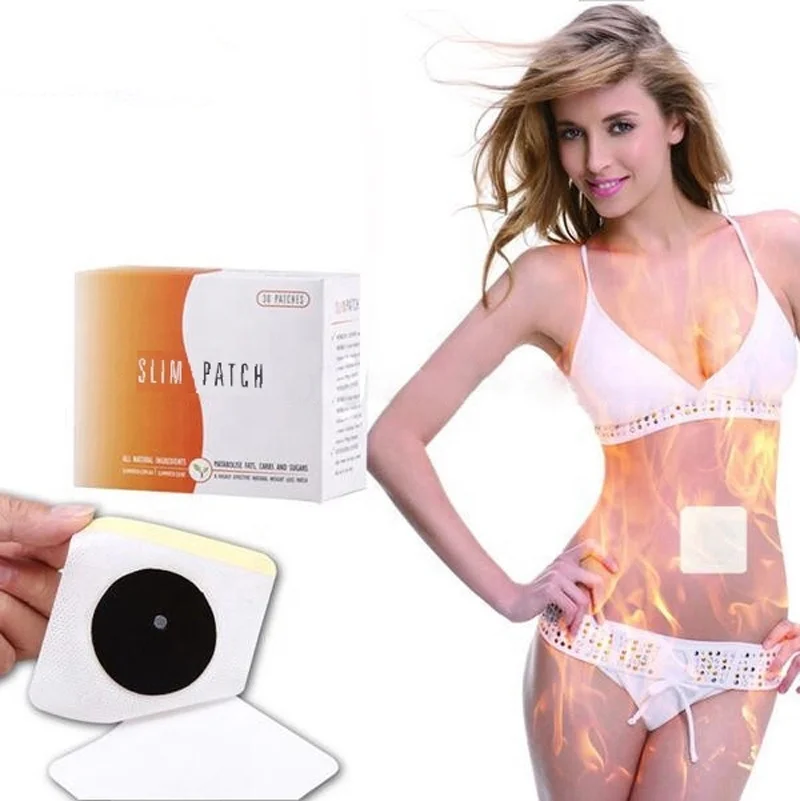 30PCS Packed Natural Herbal Weight Loss Sleep Magnet Belly Slimming Patch