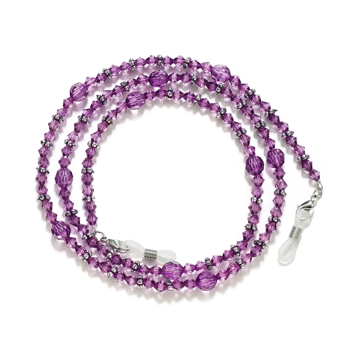 Fashion Seed Beaded Eyewear Chain Masking Chain  Sunglasses Cord Neck Straps Reading Glasses Chain