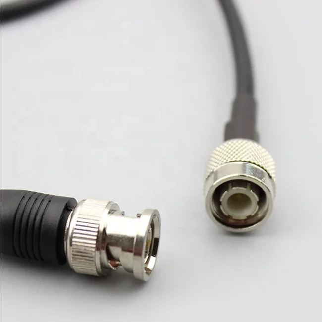 Coaxial Cable RG58 TNC to BNC Male Connector Radio Frequency Surveillance Video Extension Cable
