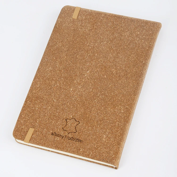 A4 A5 A6 leather recycled notebook lunar books with customized logo eco friendly production