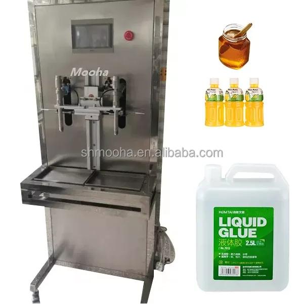 Multifunctional Chocolate Jam Bottle Filling Machine Fruit Juice Liquid Bottling Machine 5kg Cooking Oil Honey Weighing Bottler