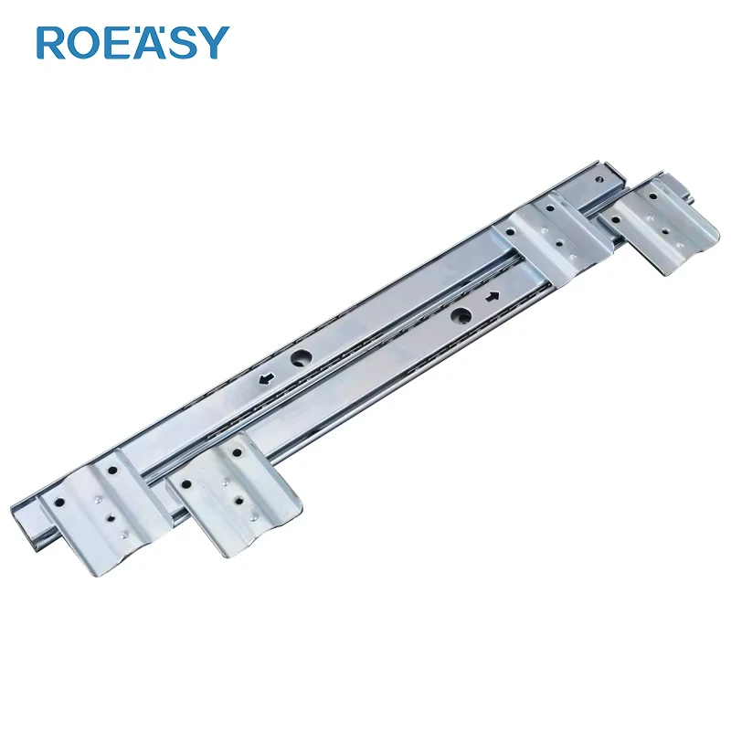 ROEASY Adjustable Sliding Under Desk Keyboard Rail Office Computer Keyboard Tray Slide
