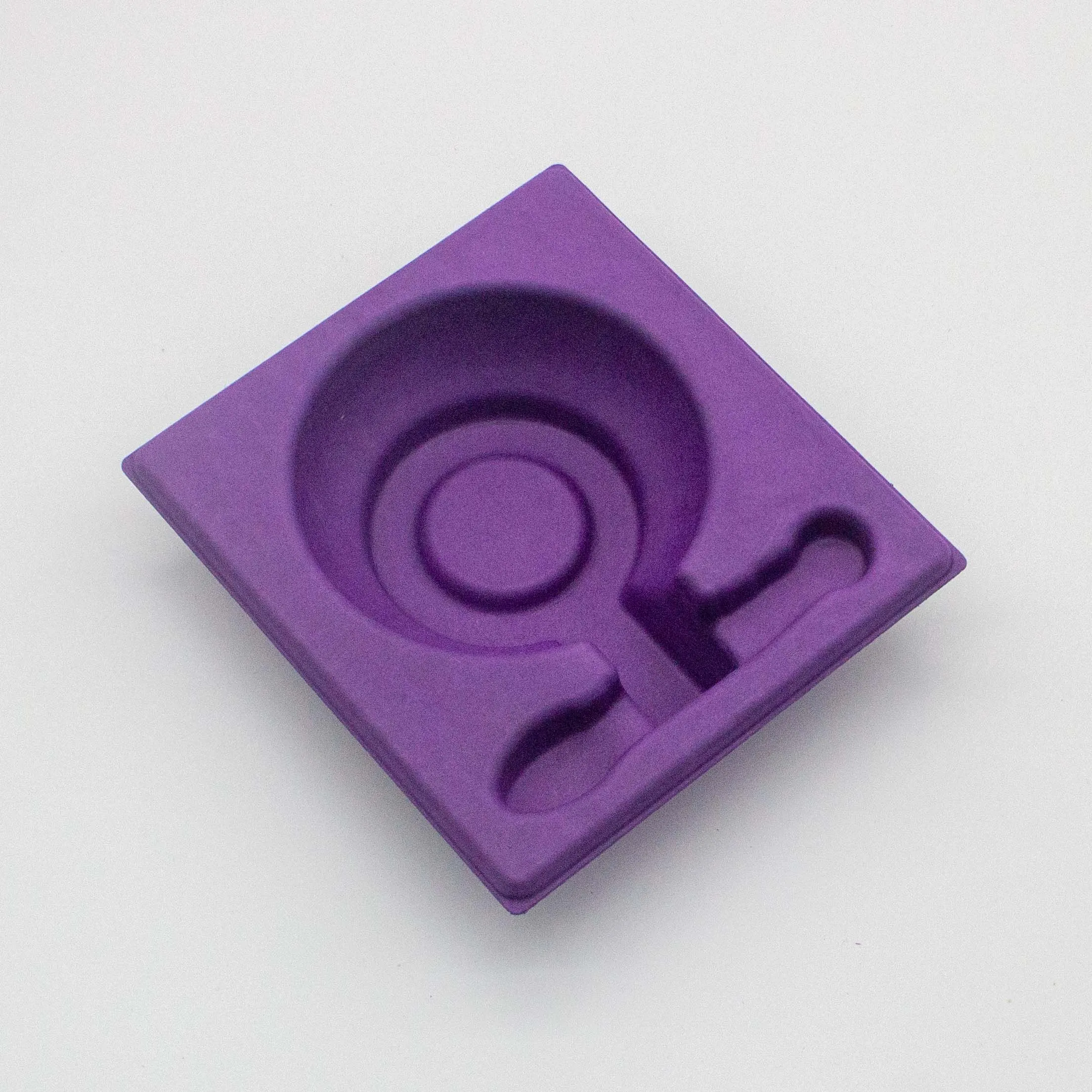 Bagasse Pulp 6 Compartments Take Away Travelling Dining Disposable Food Tray