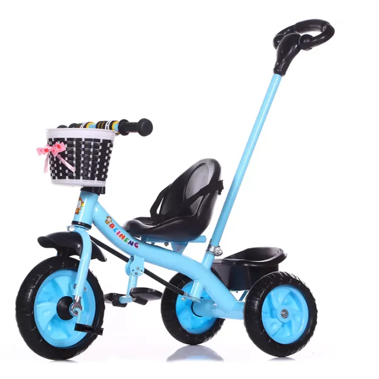 High Quality Folding Tricycle With Baby Seat With Push Handle Tricycle Trike For Kids For Sale