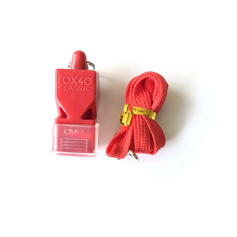 Safety Survival Whistle Emergency Running Whistles with Lanyard 4 Pack Extra Loud Perfect for Hiking, Boating, Camping,