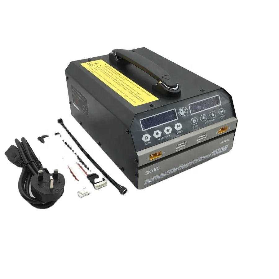 HEREWIN 6s Дрон зарядное устройство PC1080 imax b6ac 80 Вт rc lipo battery balance charger