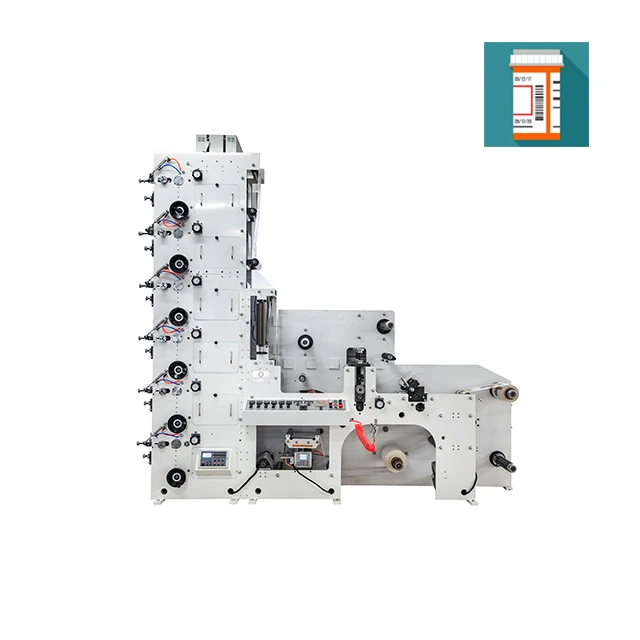 High Quality Flexo Press Machine for Food Wrapping Machine with Slitting Function