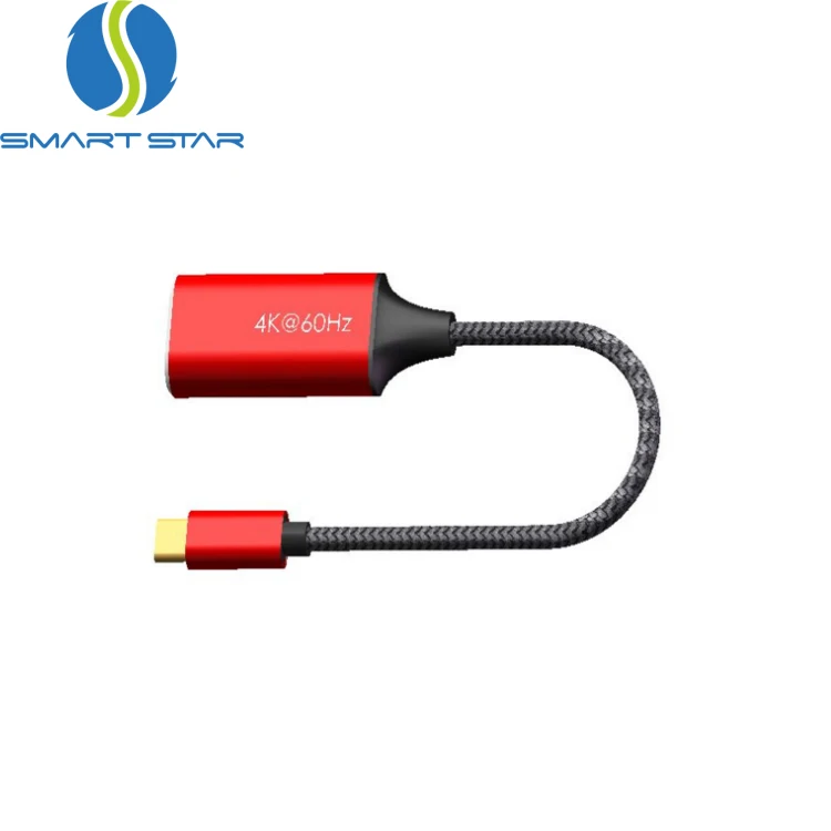 High Quality USB-C 3.1 Male to HDMI 4K@60Hz Female Cable for android mobile to HDTV USB Type C to HDMI Adapter