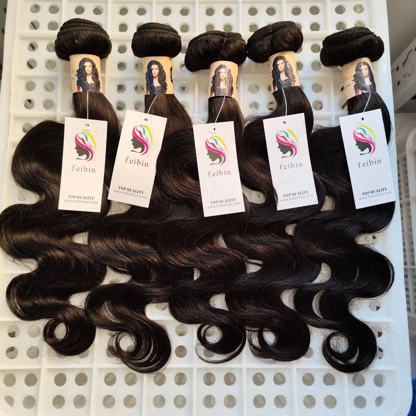 Body Wave mink brazilian cambodian indian peruvian virgin vietnamese raw 100% human hair vendor weave 3 bundle with lace closure