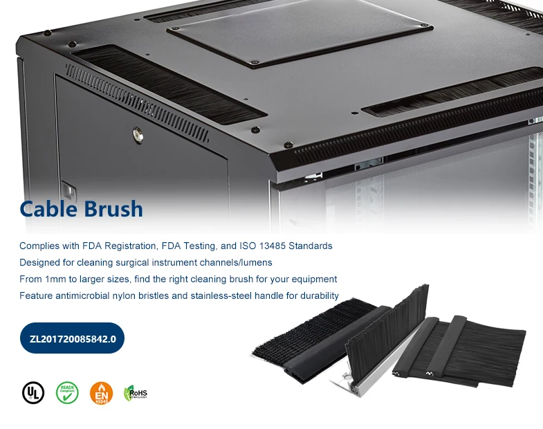High Flame Retardancy Cable Entry Brush for Gland Plate