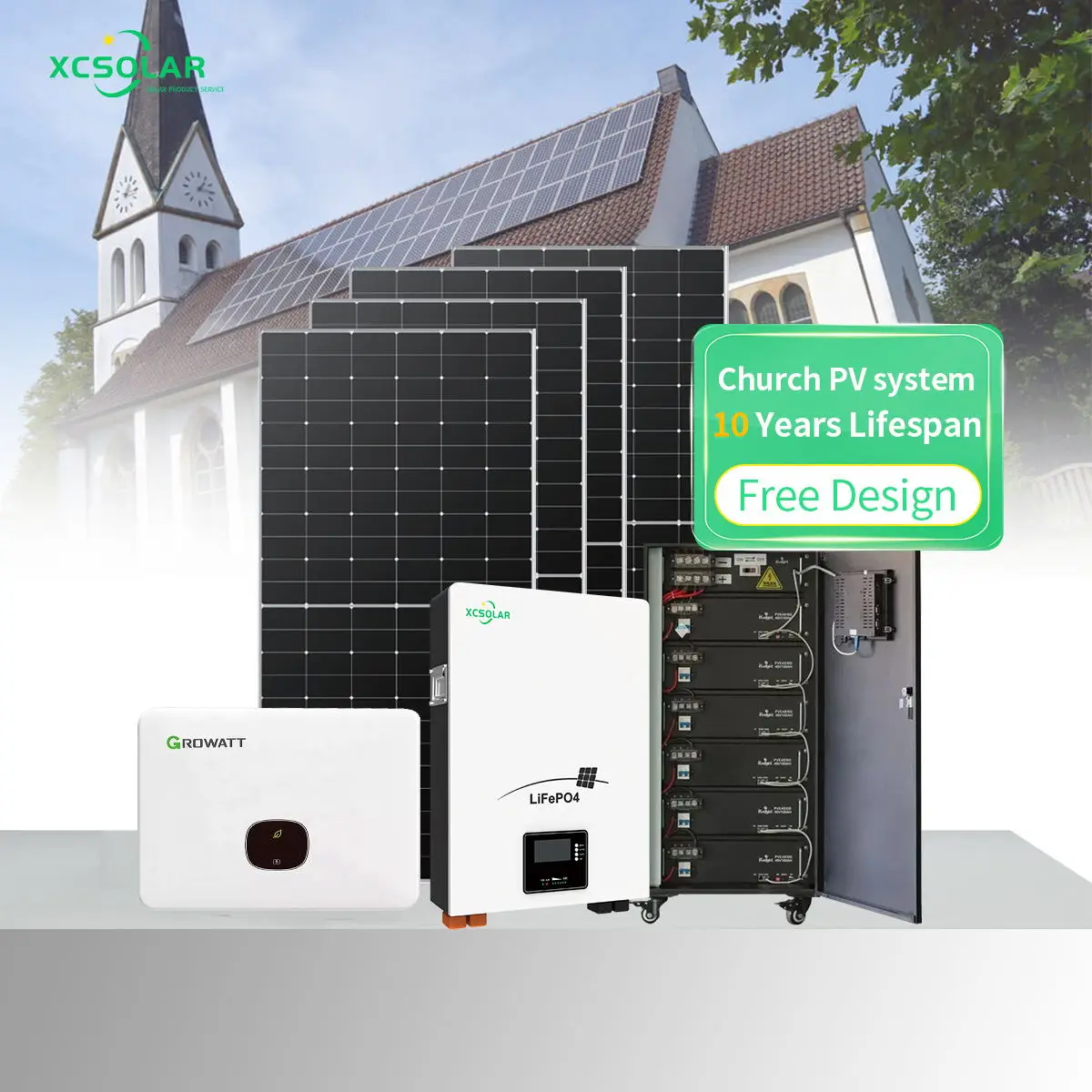 Complete Home Solar System Kit 5kw 6kw 8kw 10kw 12kw Hybrid Solar Battery Energy System10kwh 20kwh 30kwh Lithium Batteries
