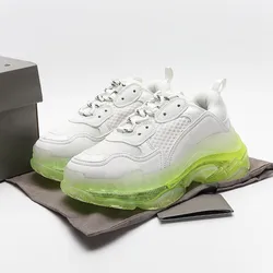 Оптовая продажа, оригинальная брендовая увеличенная Спортивная повседневная обувь на толстой подошве, модная повседневная обувь balanciaga для мужчин и женщин