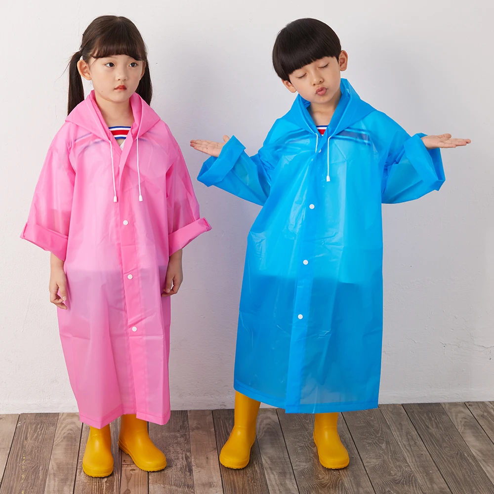 Детский дождевик Eva чистого цвета, можно заказать оптом