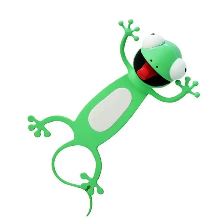 
3D Animal Bookmark Wacky Novelty Bookmarks for Kids Students PVC Material Book Markers Student Gifts Animal Bookmark 