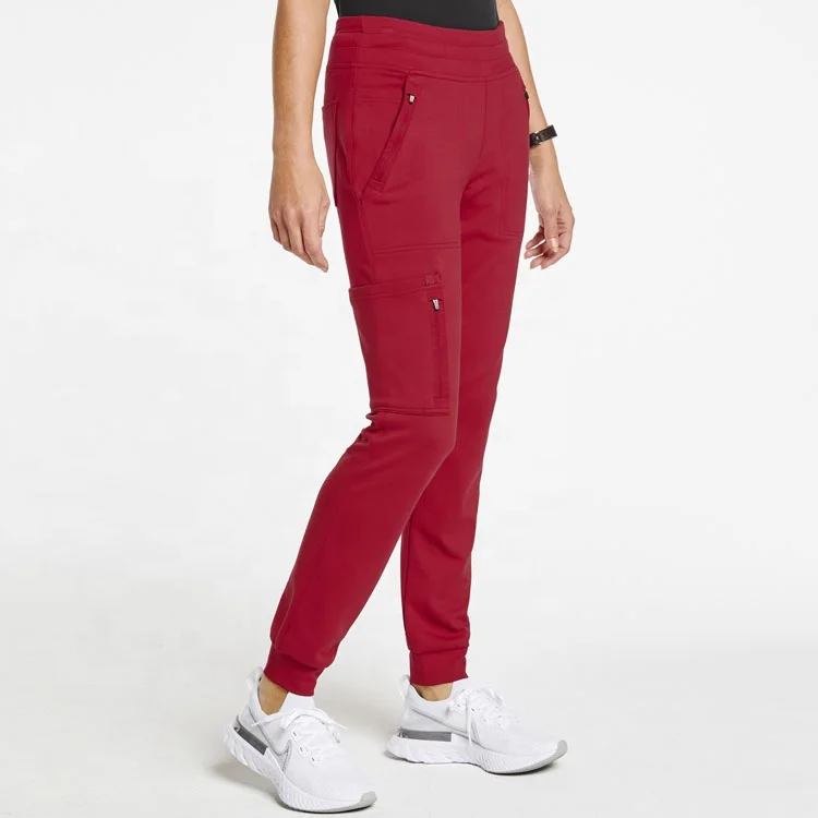 Wholesale Scrub Vendors Custom Embroidery 4 Way Stretch Fabric Hospital Uniform Nurse Scrub Set Suit