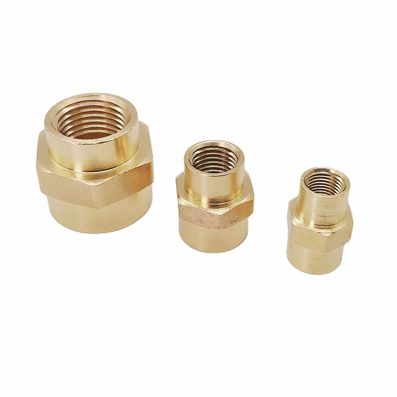 Good seismic resistance and resistance to high and low temperatures NPT Brass Pipe Fittings Pipe reducing coupling