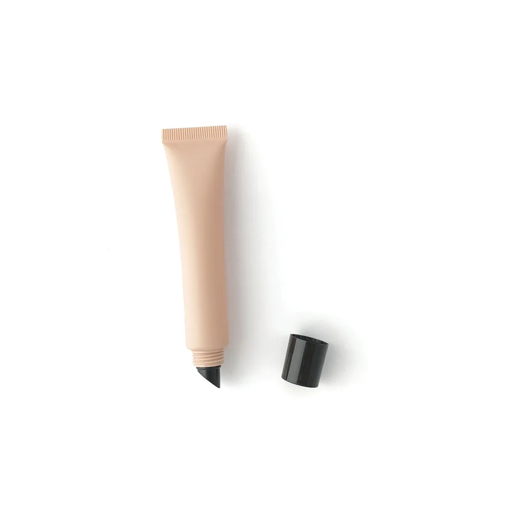 High-end 20G Nude Color Squeeze Tube Eye Cream Soft Package Zinc Alloy Cap Lip Gloss Face Cream Container