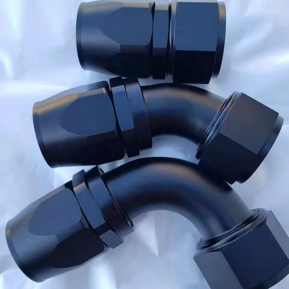 AN20 Aluminum Angle Swivel Female Hose End Aluminum Plumbing AN Fitting Race Car Parts Car pipe Fittings
