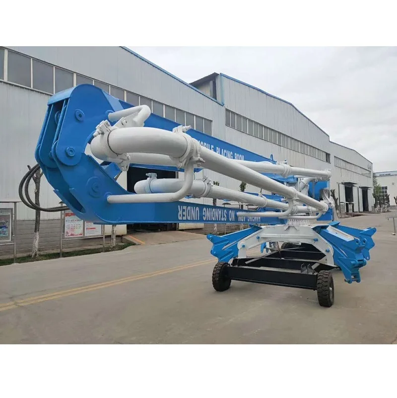 Spider Hydraulic Concrete Placing Boom with Wheels 18M