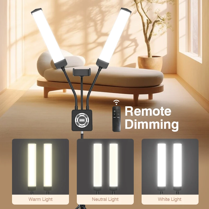 2 Arms Led Eyebrow Tattoo Light Microblading Eyelash Extension Led Floor Lamp for Beauty Spa Salon Makeup Fill Light