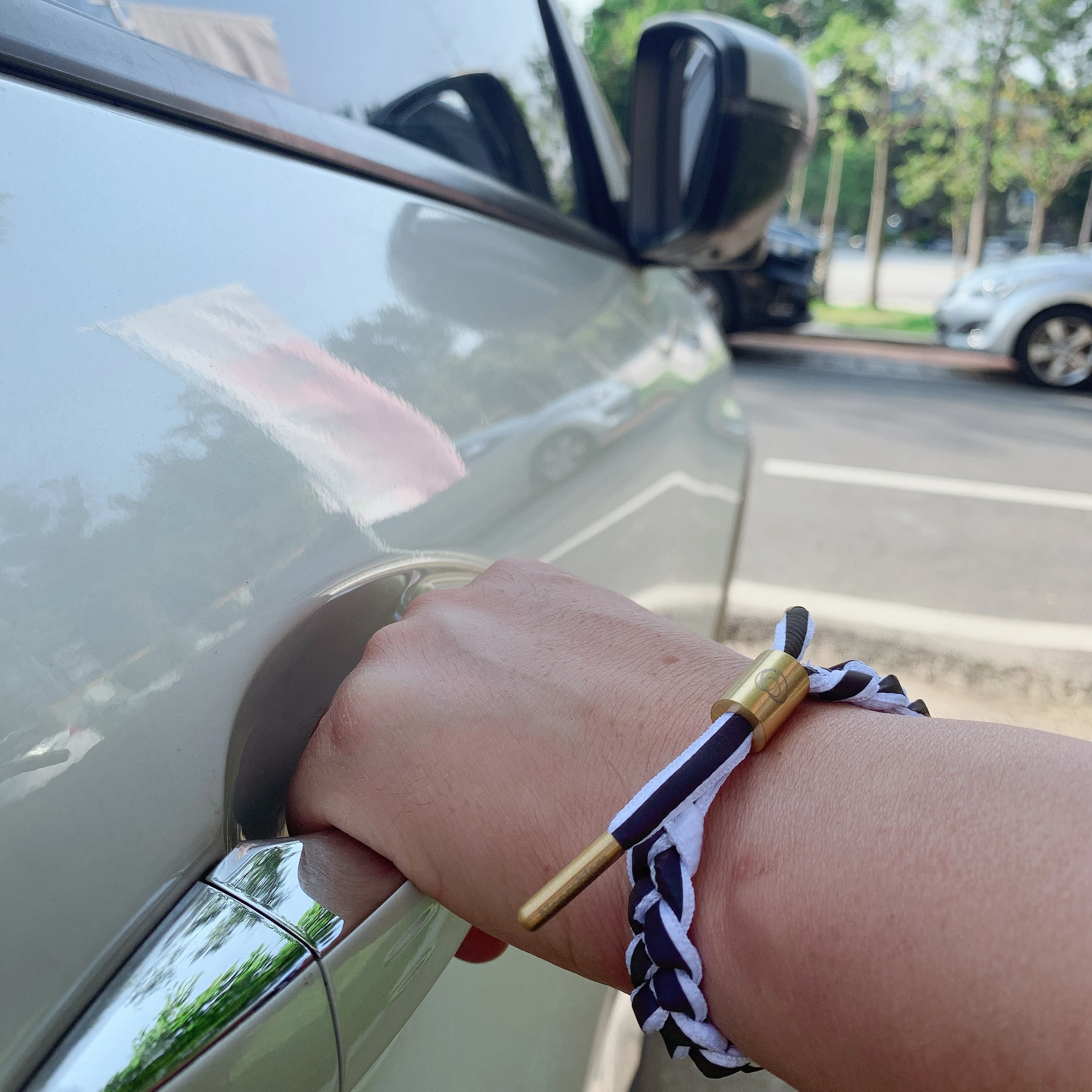 P159 Choker Antifatigue Power Fitness New Germanium Sports Beads High-tech Reflective Material Bracelet Wristband