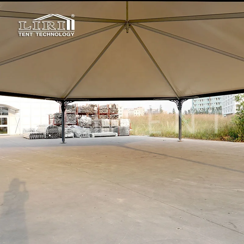Factory Direct Sell Modular Square Hexagon Activation Spaces Tent with Glass Walls