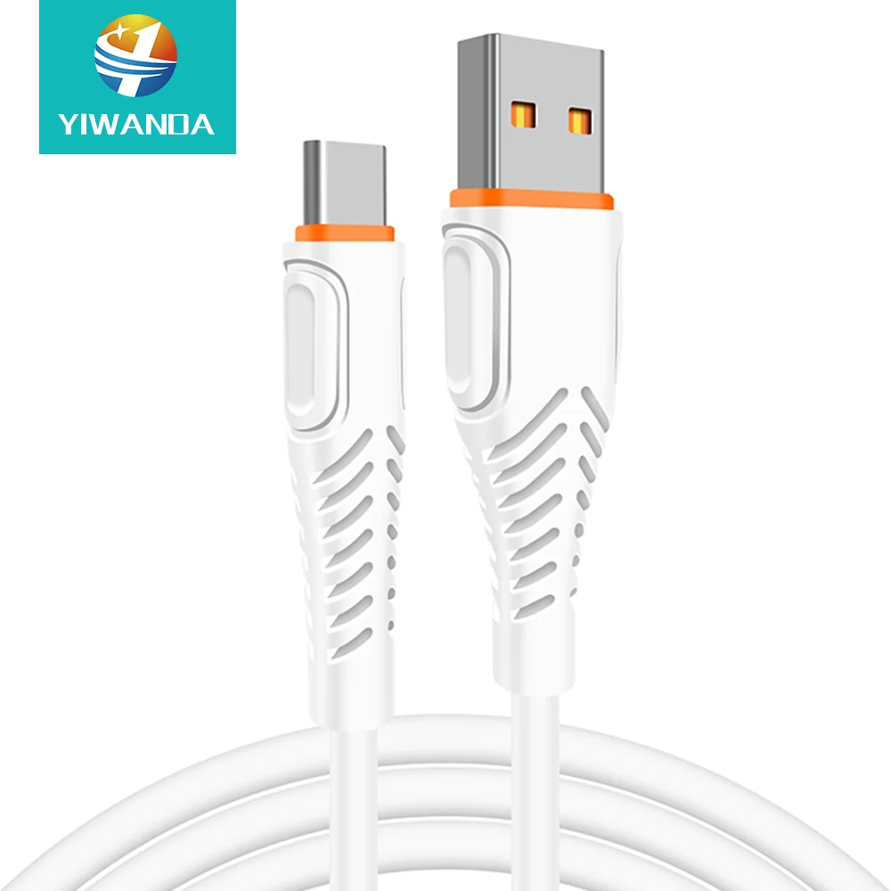 Type C Cable USB 2.0 3.0 Type-C white black usb cable Data Sync Fast Charge USB C Cable for phone