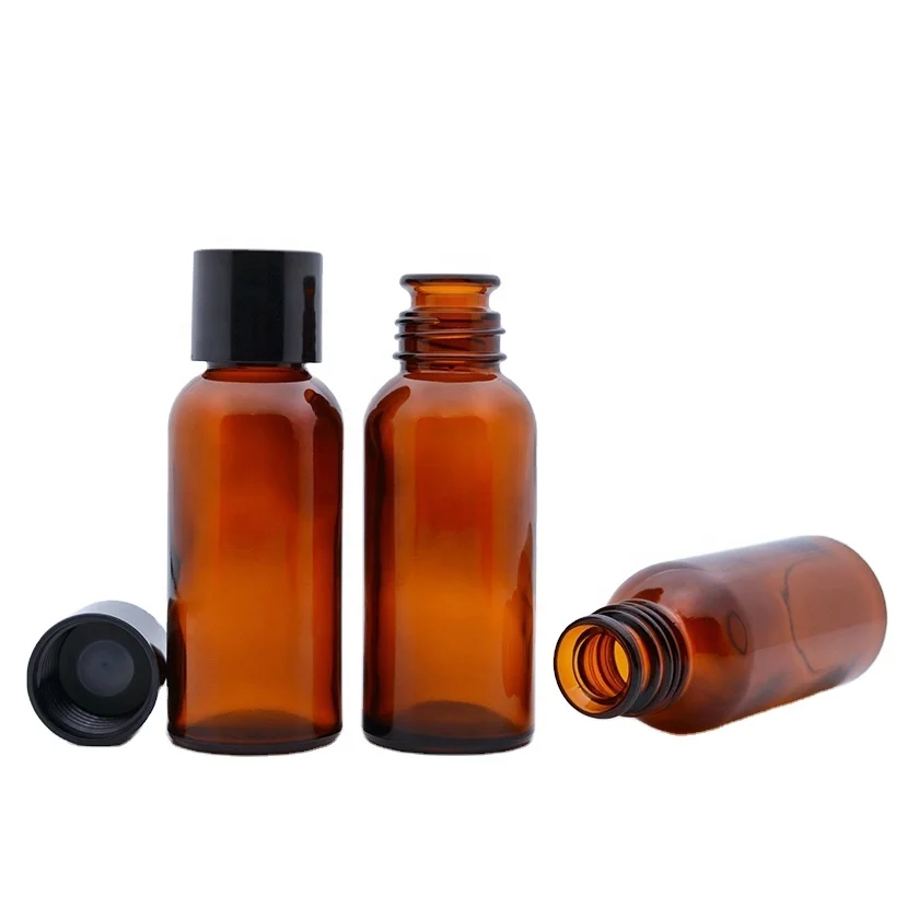 Factory 100ml 125ML Brown Amber Bell Mouth Glass Bottle Of Flavors and Fragrances with cap