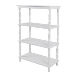 Modern Four-Layer Open Solid Wood Display Stand Furniture Cupboard Dining Sideboard