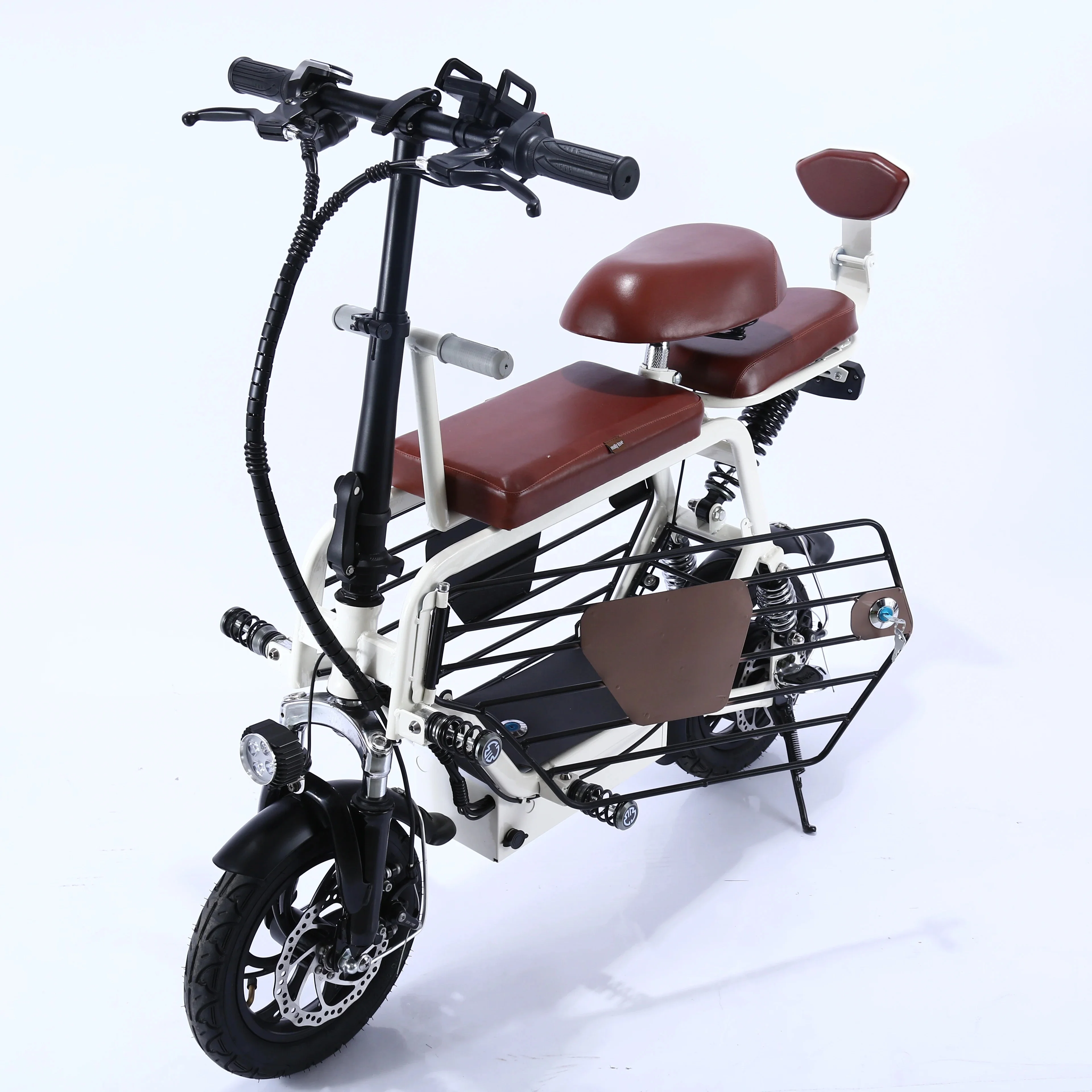 2 Wheel Cheap New 350w 500w 48v Electric Moped Bike With Pedals Electrica Ebike Scooter Electric Bike Bicycle