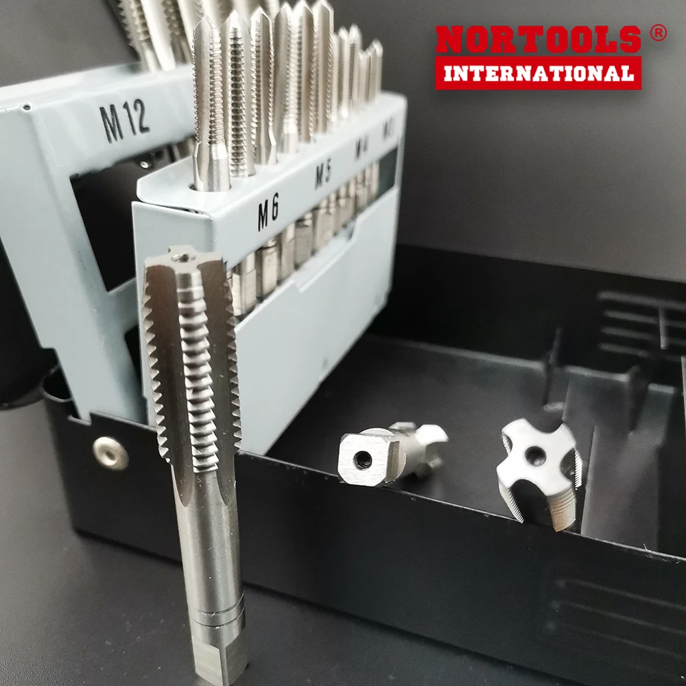 
High Quality HSS DIN352 21pcs Hand Taps Set 