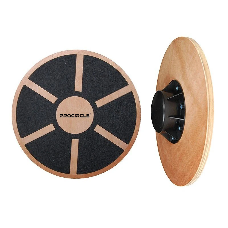 ProCircle Non-Slip Fitness Training Wood Wobble Balance Board