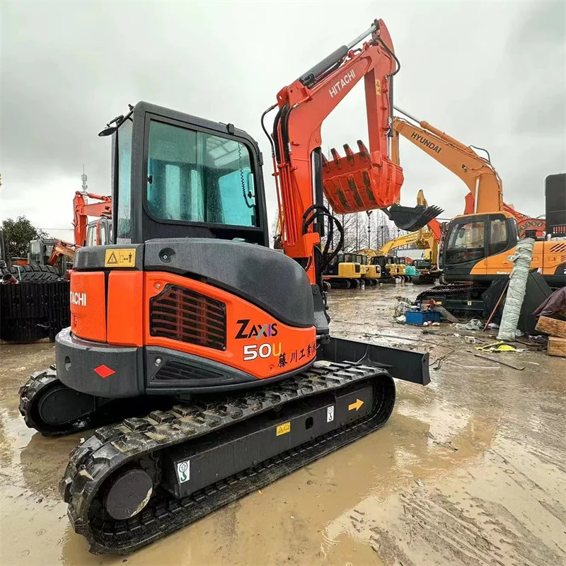 90% New Mini High Quality Good Condition Hitachi ZX50U-3F 5 Ton Excavator