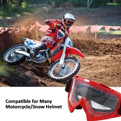 Motocross Goggles Helmet Steampunk  Windproof Ski MX Goggles Motocross Dirt Bike Scooter Men Eyewear Motorcycle Glasses