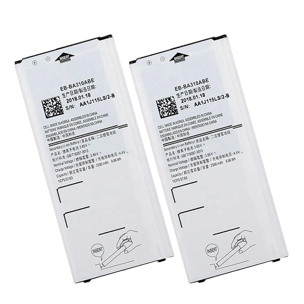 original EB-BA310ABE mobile phone battery for Samsung Galaxy A3 2016 A310 batteries