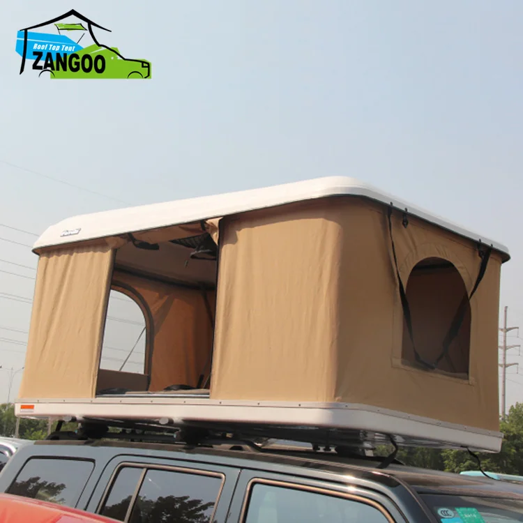 Camping Roof Top Tent Thick ABS Hard Shell Roof Top Tent Aluminium For Family Activity