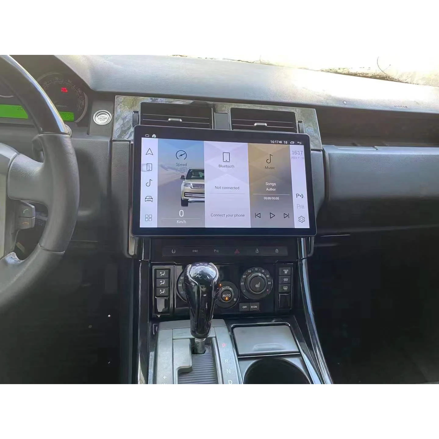 AC Panel Control  LCD Touch Display Screen original auxiliary Navigation center display for Range Rover Sport 2005-2009-L320