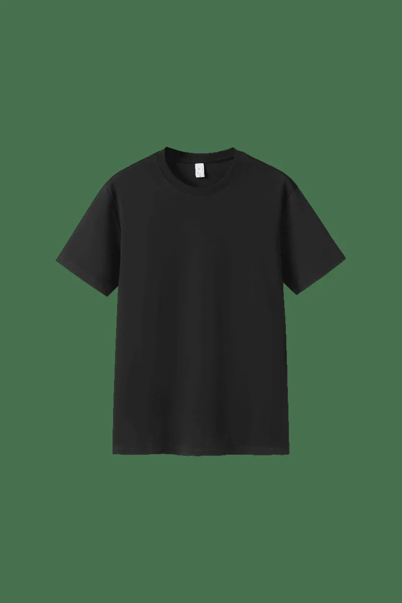 Custom Logo Anti-Wrinkle washed oversize t shirt  Blank plain short sleeve solid color cotton  t-shirt women