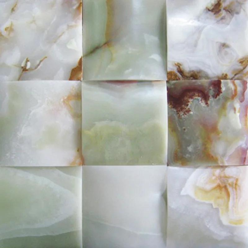 Pure natural marble bread brick entrance porch background stone three-dimensional wall brick