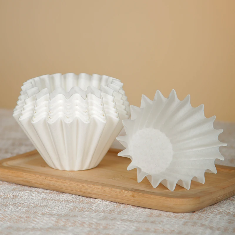 NEW Coffee Filter for 1-4 Cups Basket Style White Disposable Natural Paper Filters Coffee Filter Paper