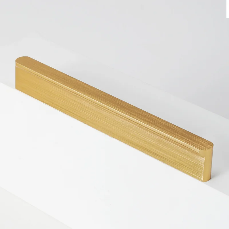 2024 AKADA High Quality Expensive Aluminum Door Wardrobe Pull Furniture Drawer Cupboard Gold Chrome Cabinets Handles