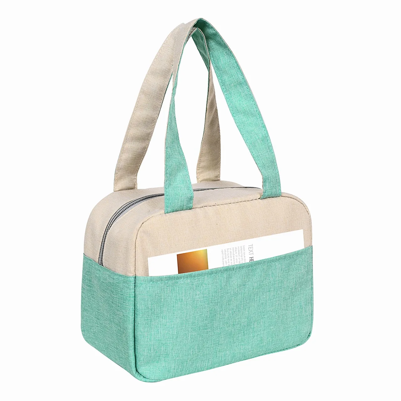 custom lightweight RPET cooler bags leakproof small fitness cooler lunch bag