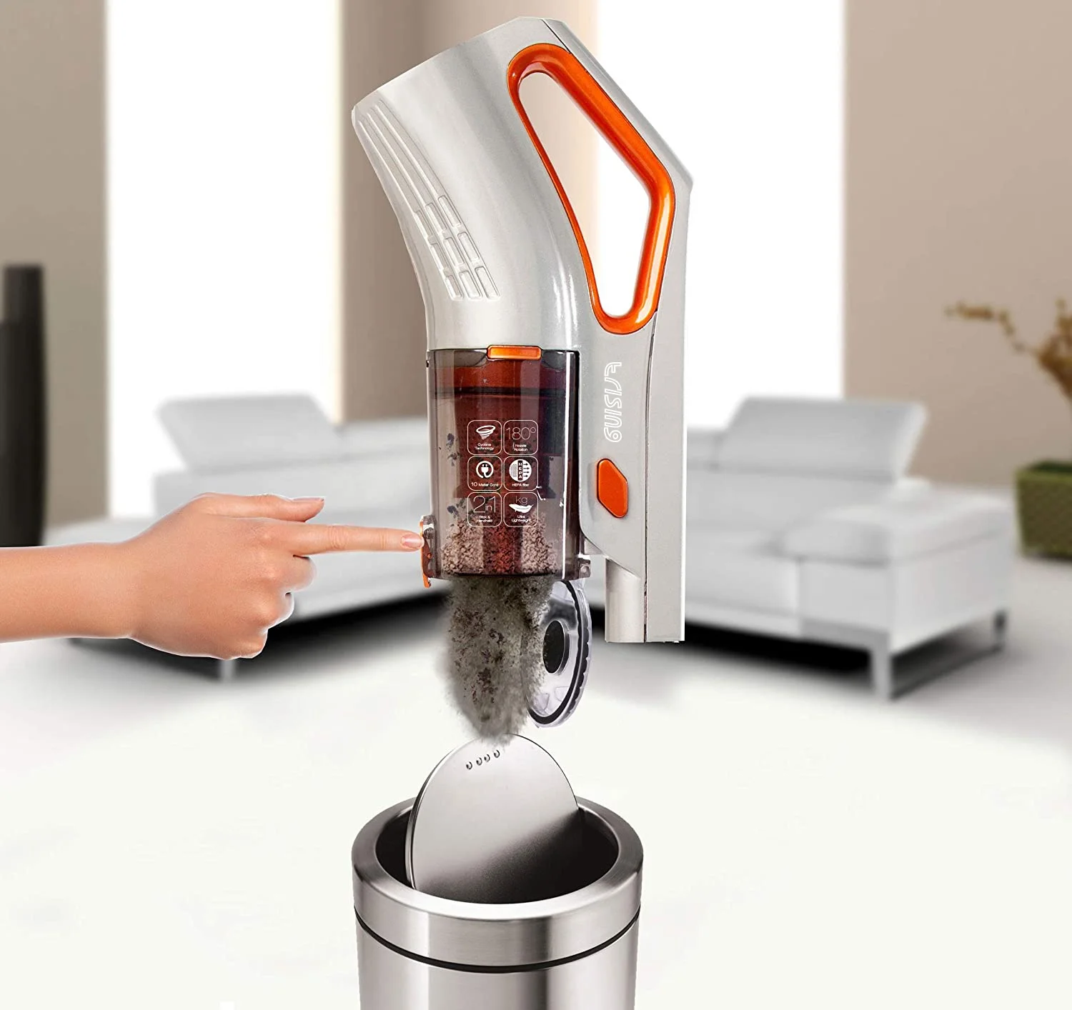 E-rising EV-AC675 thin robot vacuum cleaner buture stick vacuum cleaner vacuum cleaner imported