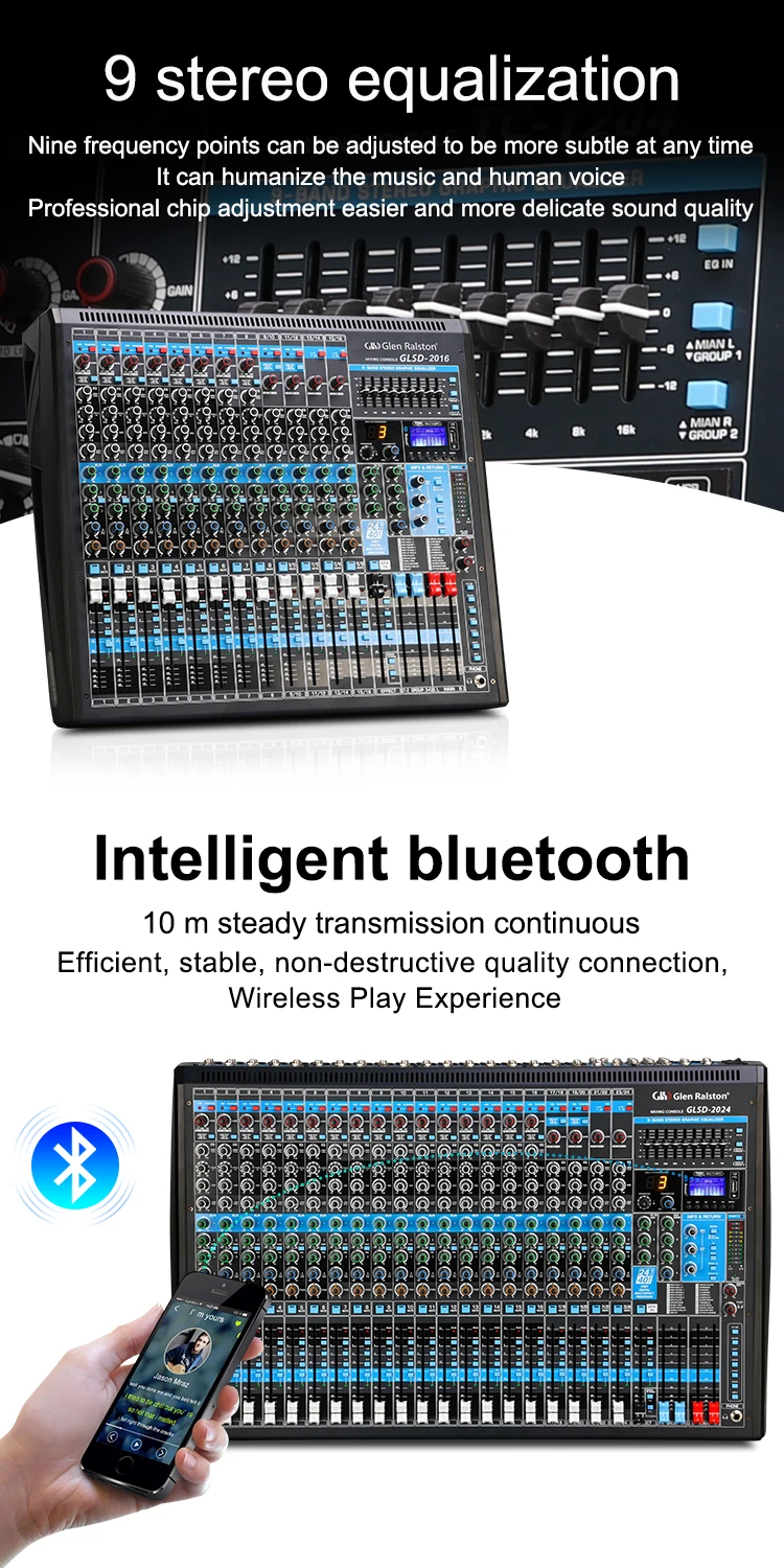Glen Ralston Audio Mixer Digital Professional For Wholesales