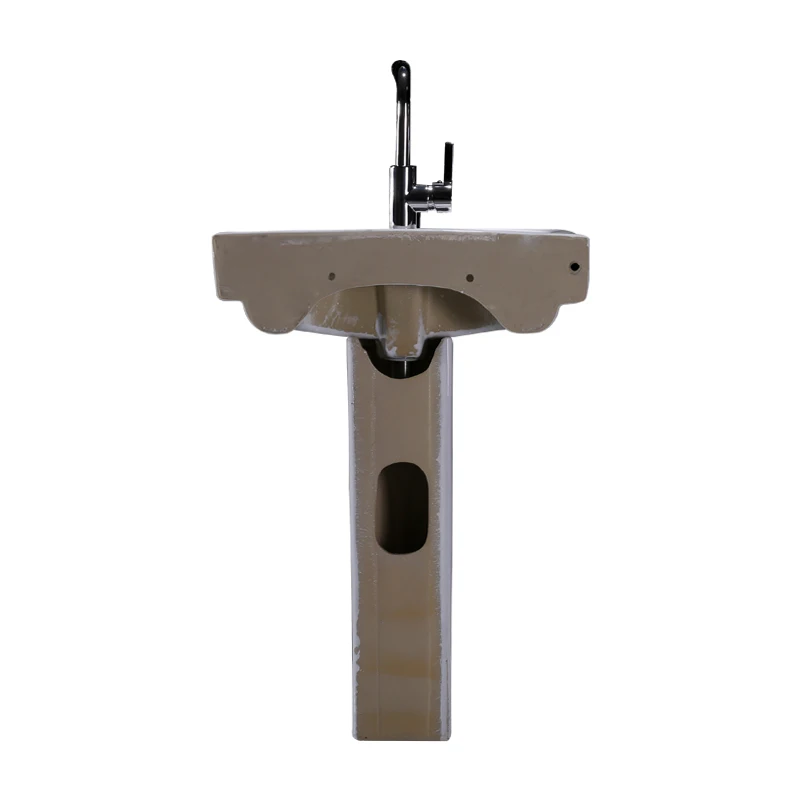 Classical face basin wolnostojaca ceramiczna umywalka two-pieces pedestal basin floor stand bathroom sink
