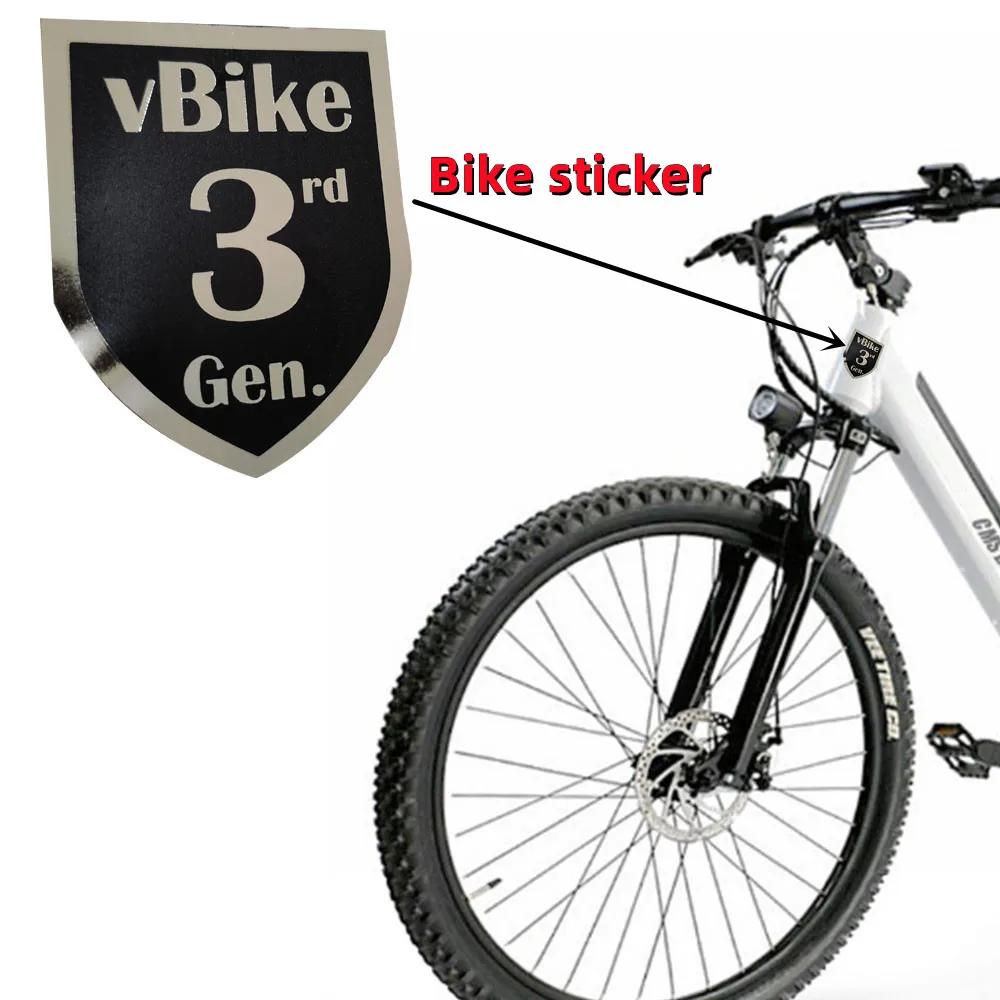 colorful aluminum sticker Custom Metal Label Bike Stickers Ride Emblems Bicycle Head Tube Badge metallic transfer 3D logo