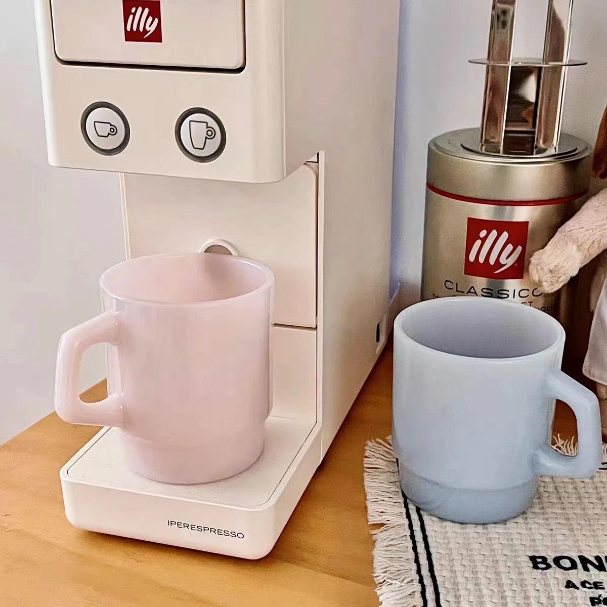 Samyo Luxury Cute Restaurant Decorative Thermos Mug Wholesale Customized Tea Cups Glass Reusable Ice Coffee Cup