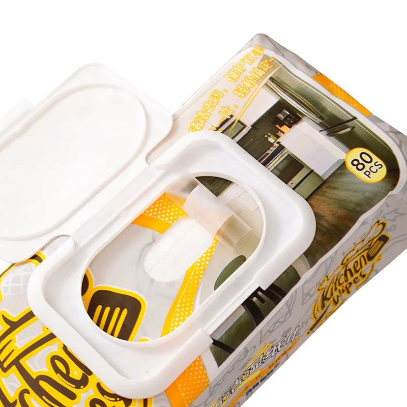 Kitchen Wipes For Surface Cleaning ,With APG Decontamination Factor And Aloe