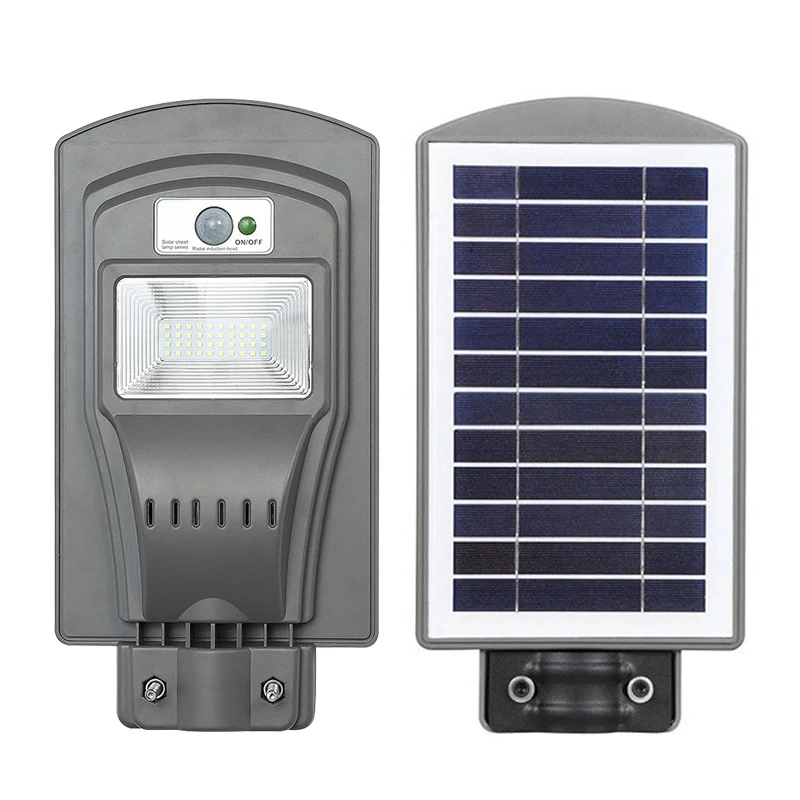 20W Cell Panel  Lithium All In One  Battery Olar Parts Super Capacitor Inbuilt Batteries Led Solar Street Light
