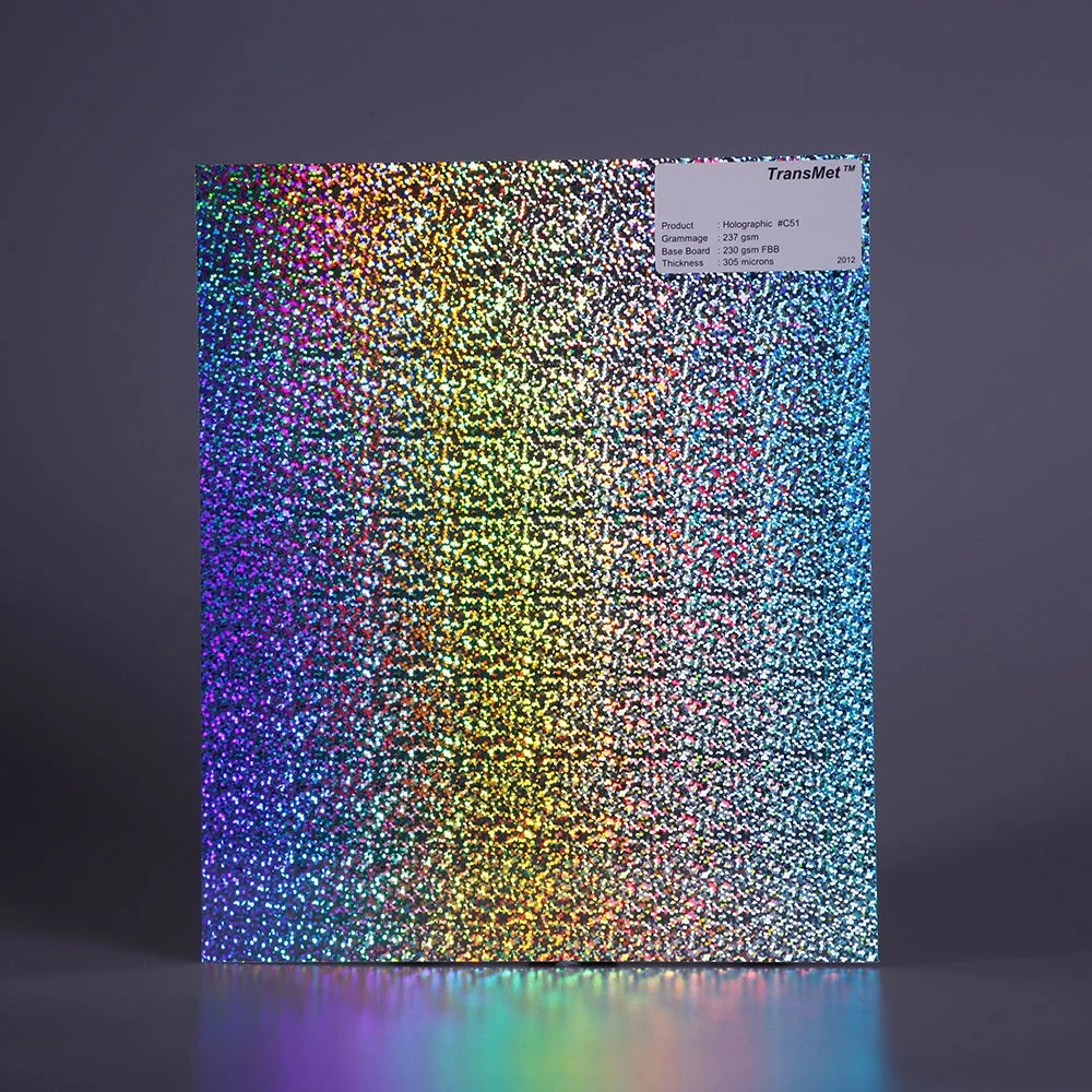 30gsm to 450gsm Printable Holographic Paper of Various Patterns